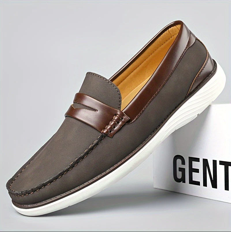 Elegant Men's Leather Loafers
