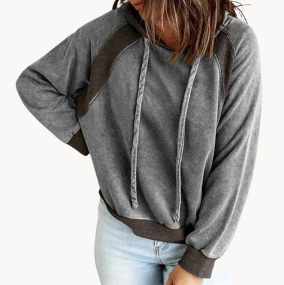 Damen Hoodie Weich Bequem - IdealeKleiden