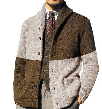 Men's Cardigan Vintage Style Retro Look