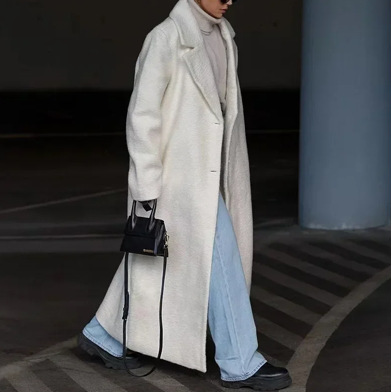 Stylish Women's Long Casual Coat