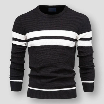 Men's Soft Striped Knitted Sweater