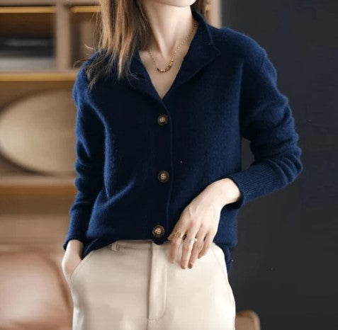 Lara | Gestrickte Strickjacke Damen - IdealeKleiden