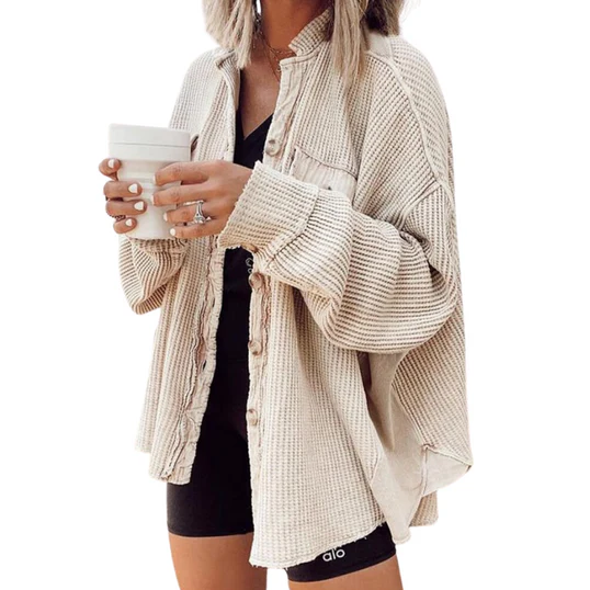 Classic Corduroy Jacket with Hood Cotton