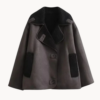 Übergroße Damenjacke Robust und Bequem - IdealeKleiden