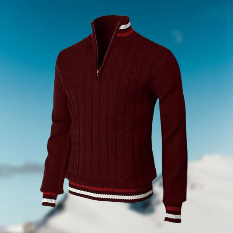 Men's Sweater Elegant Design Collar