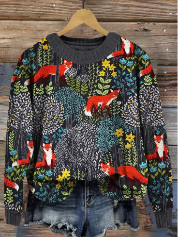 Karina - Gemütlicher Shabby Chic Pullover
