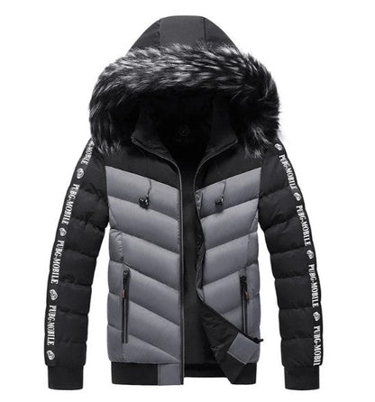 Berno - Men's Two-Tone Winter Jacket