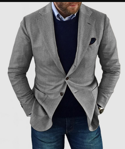 Men's Cardigan Casual Solid Color Long Sleeve