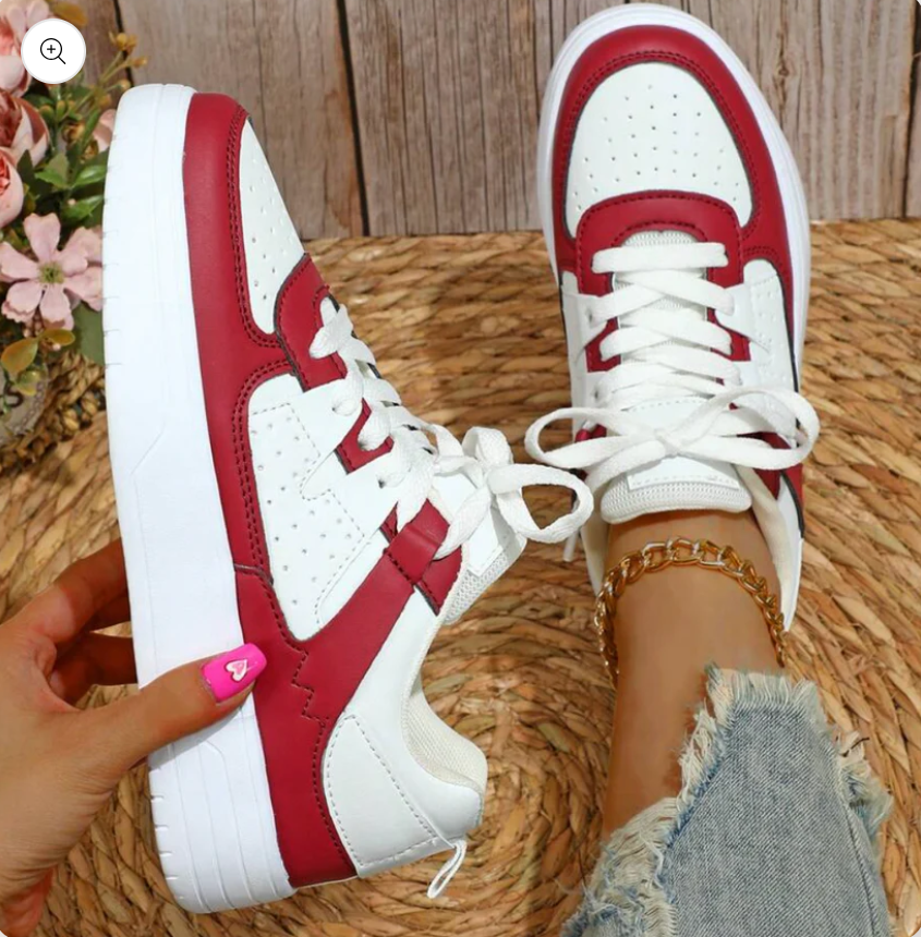 Damen Sneaker Bequem Leicht