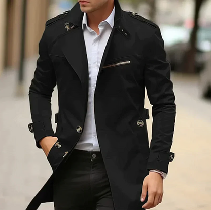 Classic Long Raincoat