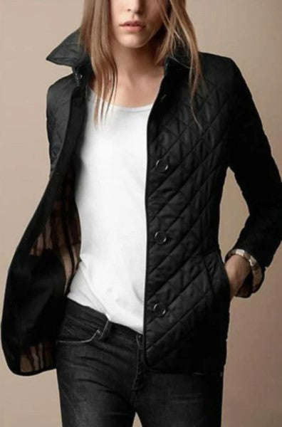 Silky Cotton Jacket Women's Slim Fit