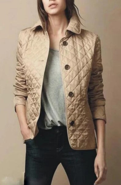 Silky Cotton Jacket Women's Slim Fit