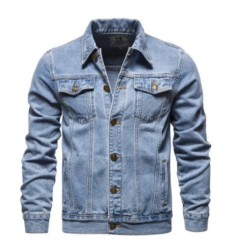 Retro Denim Jacket Elegant Style