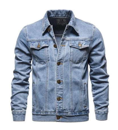 Retro Denim Jacket Elegant Style