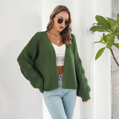 Women's Elegant Long-Sleeve Cardigan