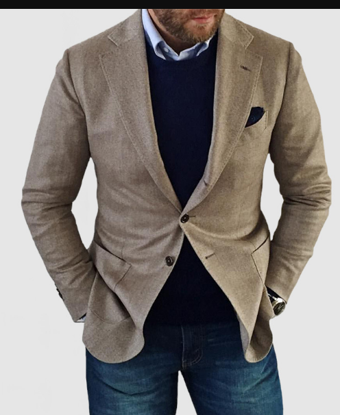 Men's Cardigan Casual Solid Color Long Sleeve