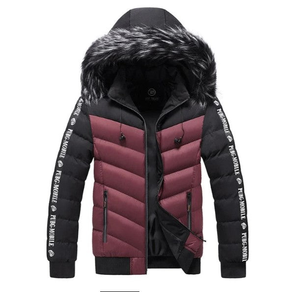 Berno - Men's Two-Tone Winter Jacket
