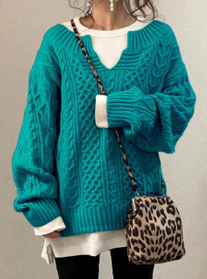 Women's Scarf Sweater Modern Chic