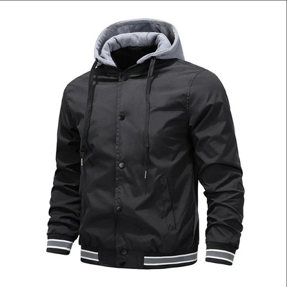 Fashionable Hooded Jacket Elegant Style
