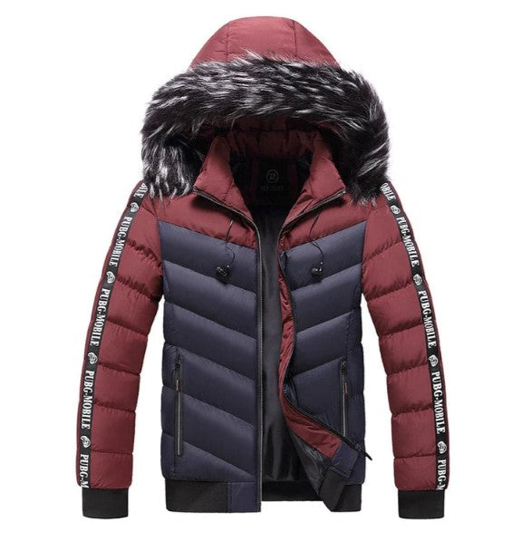 Berno - Men's Two-Tone Winter Jacket