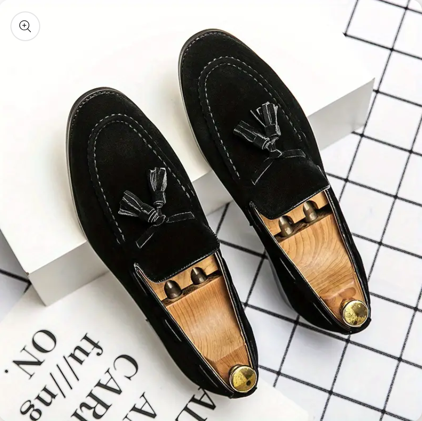 Herren Pantoffel Vintage Leder - IdealeKleiden
