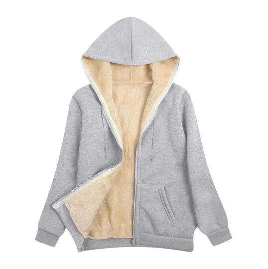 Women's Winter Jacket Hood Faux Fur Lining