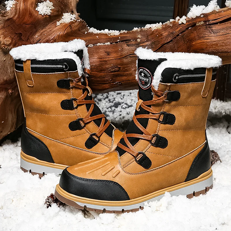 Wasserdichte Herrenstiefel Warm Isoliert - IdealeKleiden