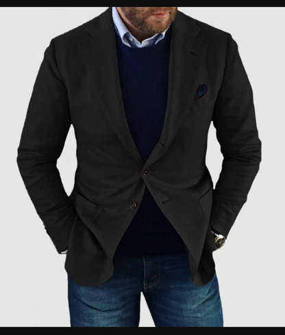 Men's Cardigan Casual Solid Color Long Sleeve