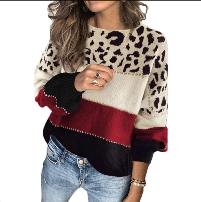 Cozy Wool Clothing Casual Animal Print