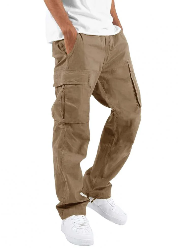 Comfortable Elastic Cargo Pants