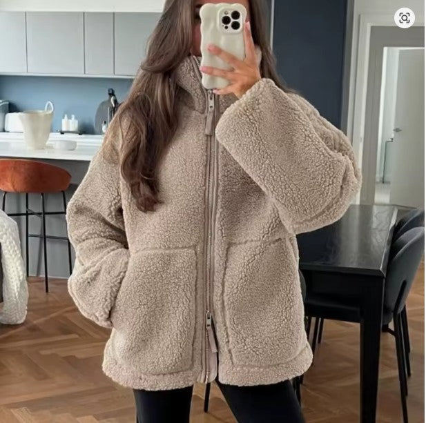 Warm Sherpa Jacket Women's Zip