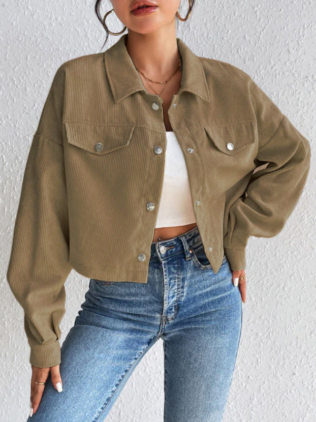 Women's Vintage Jacket Elegant Retro Look