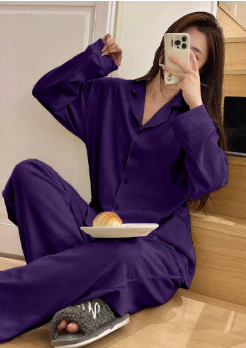 Women's Satin Pajamas White Wide-Leg Pants