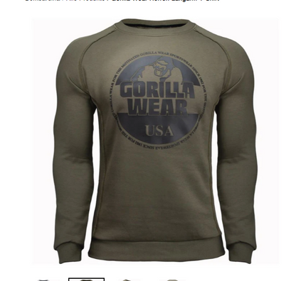 Men's Long-Sleeved T-Shirt Gorilla Design Cool