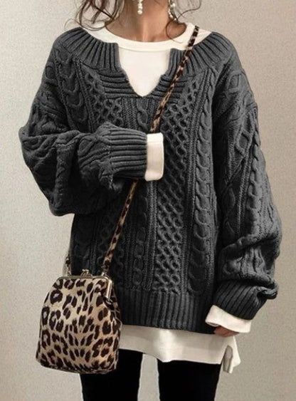 Women's Scarf Sweater Modern Chic