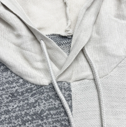 Stylischer Patchwork-Hoodie für Herren Modern Design - IdealeKleiden
