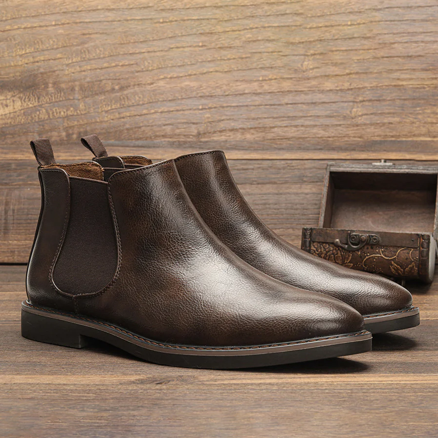 Men's Chelsea Boots Elegant Leather Look