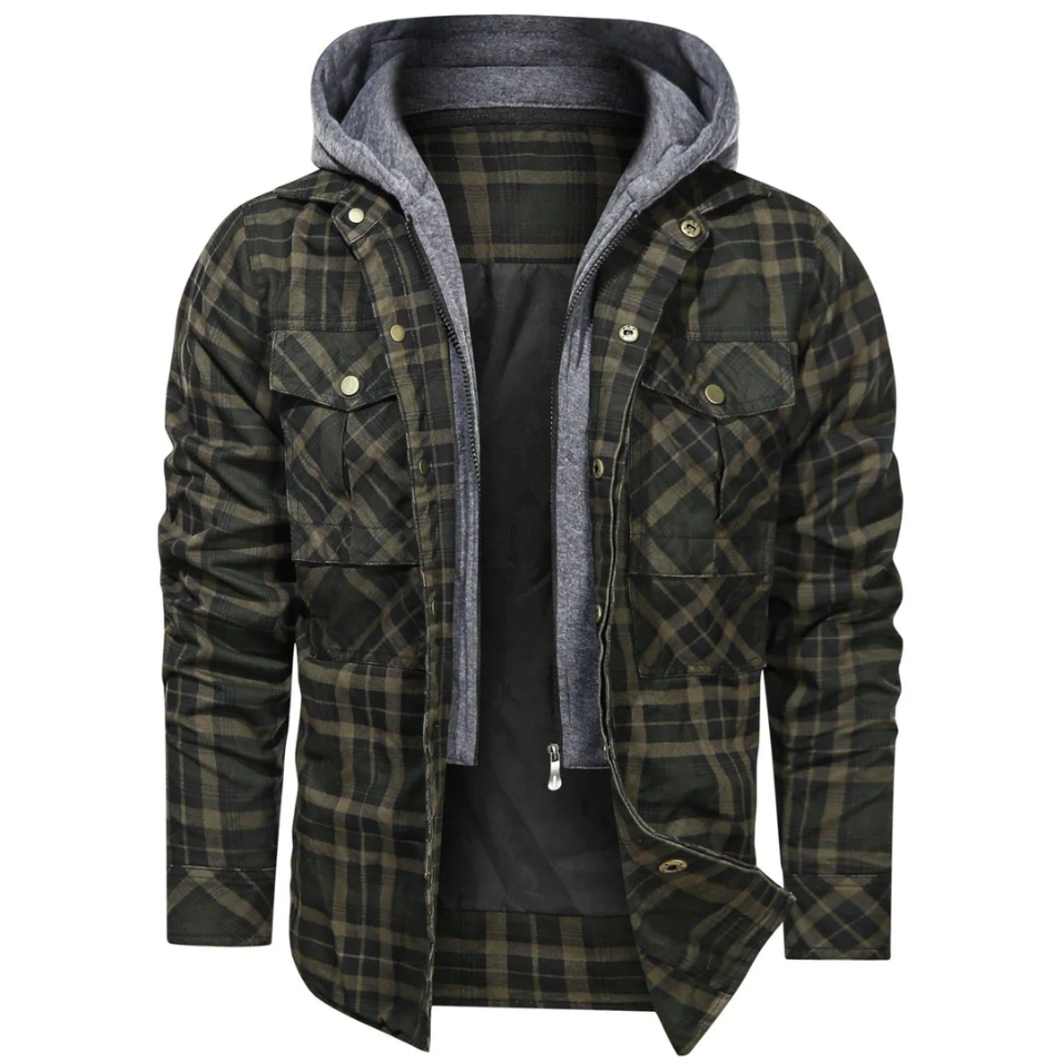 Men's Plaid Jacket Modern Classic