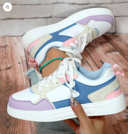 Damen Sneaker Bequem Leicht