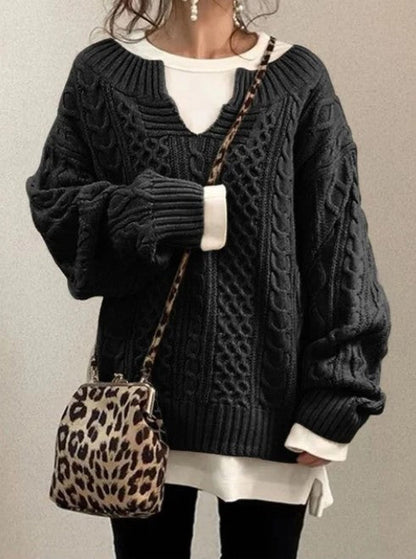Women's Scarf Sweater Modern Chic