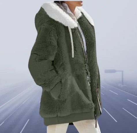 Soft Winter Jacket Women Slim Fit
