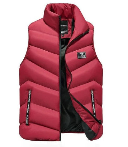 Men's Sleeveless Modern Transitional Jacket