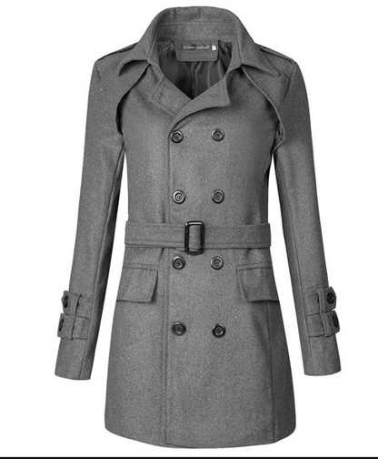 Men's Double Breasted Suit Jacket Elegant