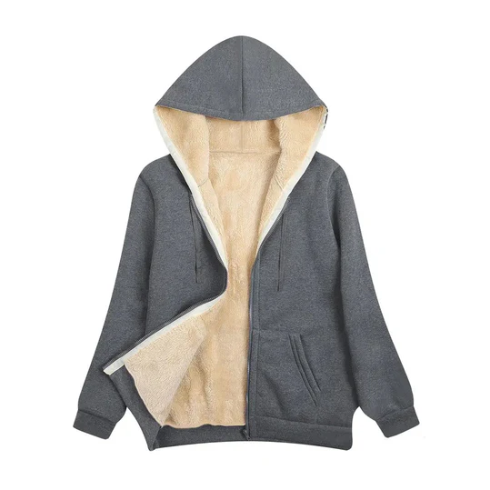 Women's Winter Jacket Hood Faux Fur Lining