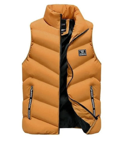 Men's Sleeveless Modern Transitional Jacket