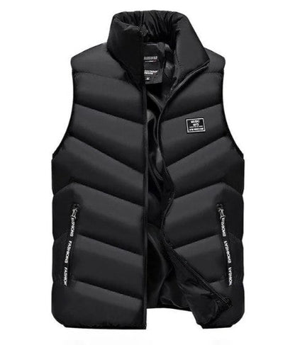 Men's Sleeveless Modern Transitional Jacket