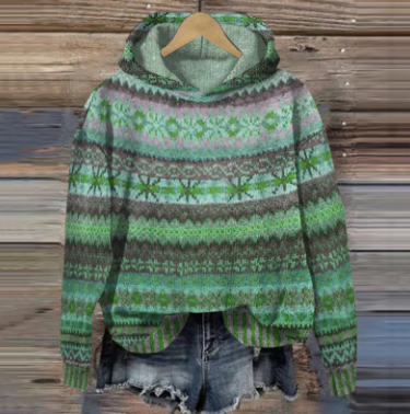Women's Retro Style Hoodie