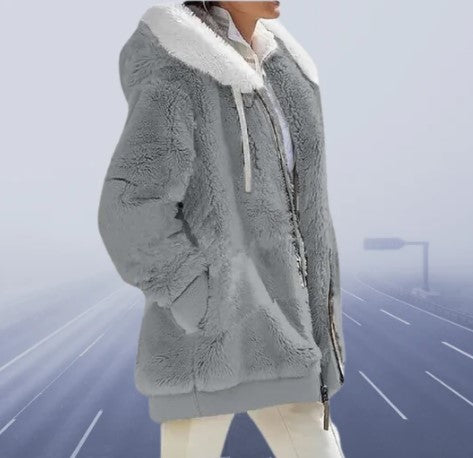 Soft Winter Jacket Women Slim Fit