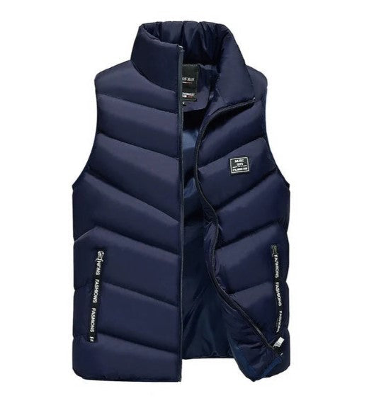 Men's Sleeveless Modern Transitional Jacket