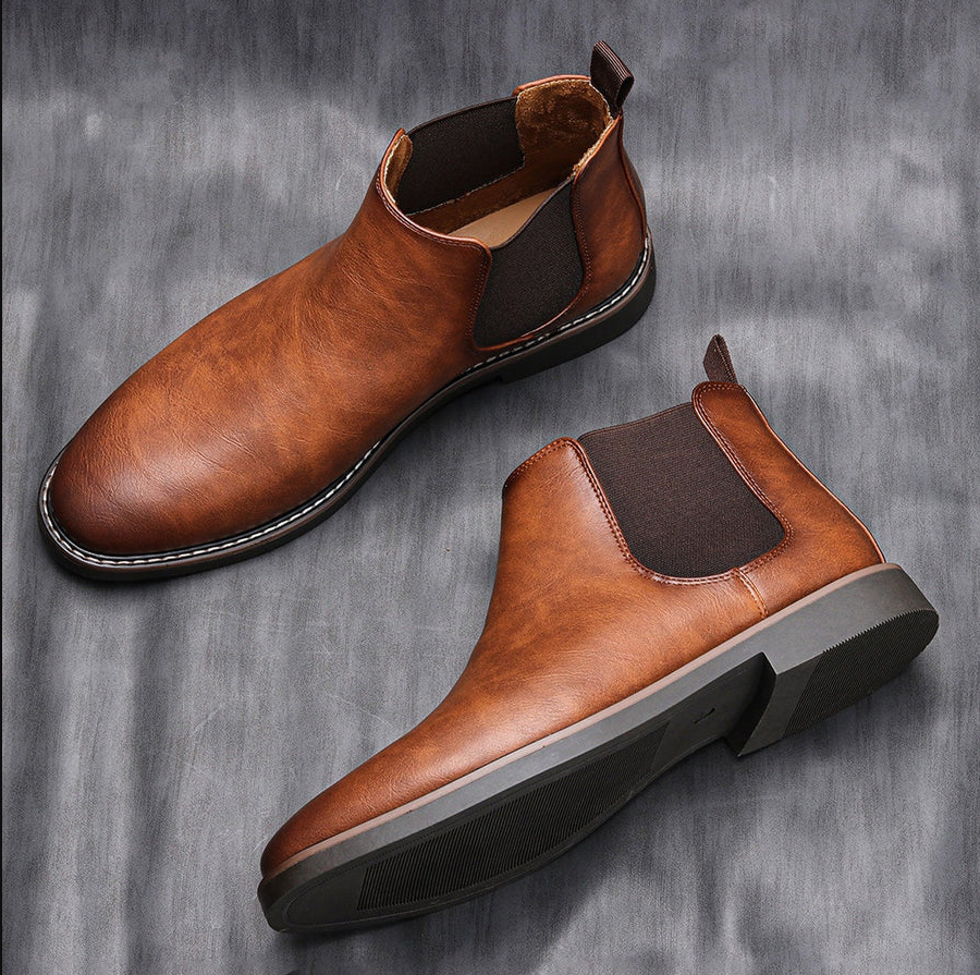 Men's Chelsea Boots Elegant Leather Look